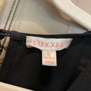 Luxxel Elegant Black Polyester Dress